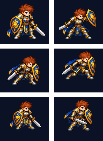 Animações de Kael