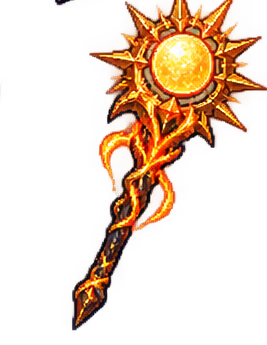 Ícone de Bastão do Sol Vulcânico do jogo